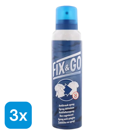 3x Fix & Go Antikreuk Spray - 200 ml