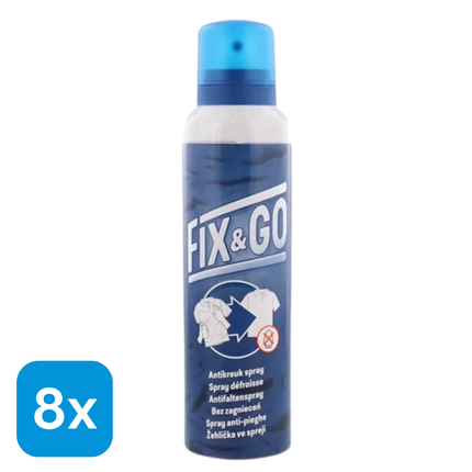 8x Fix & Go Antikreuk Spray - 200 ml