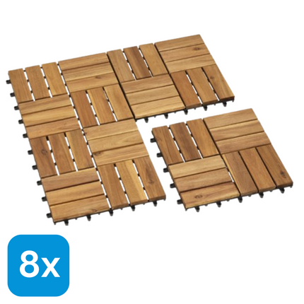 2x Houten Terrastegels - 4 stuks