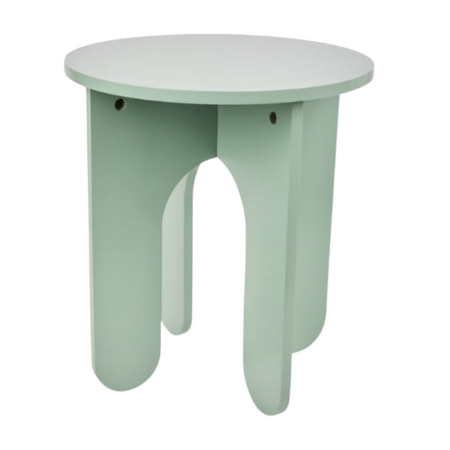 Houten Bijzettafel Groen - 40x40x45 cm