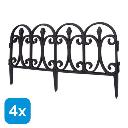 Garden Collection Tuinhekje 60x30 cm - 4 stuks
