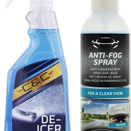 De-Icer Spray 500 ml + Anti Condens Spray 300 ml