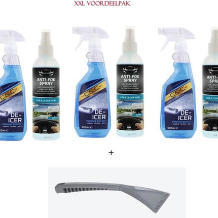 De-Icer Spray 1,5L + Anti-Condens Spray 300 ml - Winterset