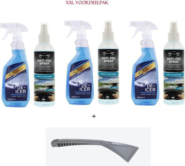 De-Icer Spray 1,5L + Anti-Condens Spray 300 ml - Winterset